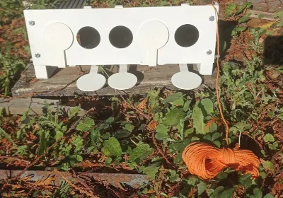 Biathlon Style Steel Airgun Target Resetting target.