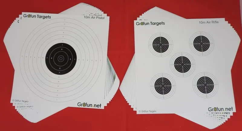 [CardPractice-1000] Practice Target ISSF/NSRA 17cm x 17cm - 1000 pack