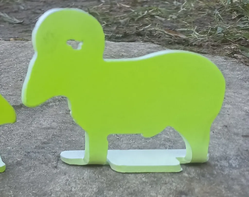 NRA Style RAM Knockdown Airgun Target 1/10 single target