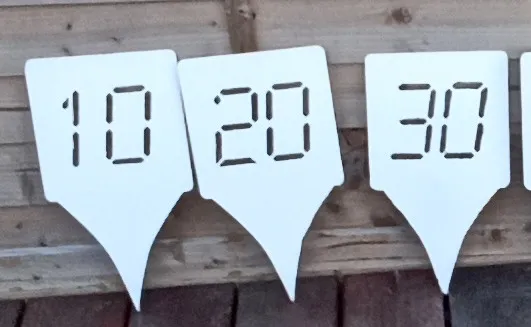 Steel Range Markers Set 10- 30m