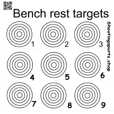 [SSSTGT0027] Benchrest target - Paper 14cm x 14cm (1)