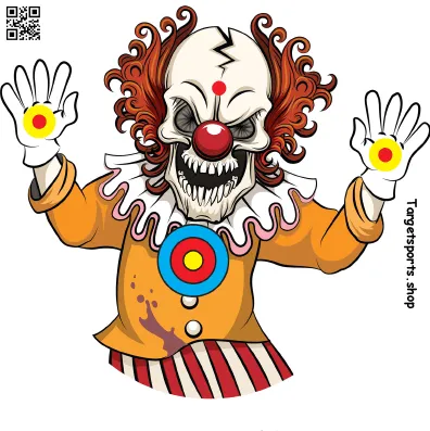 [SSSTGT0018B] Clown Monster - Paper 14cm x 14cm (1)