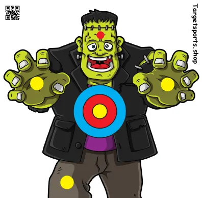[SSSTGT0019C] Frankie target - Paper 17cm x 17cm (1)