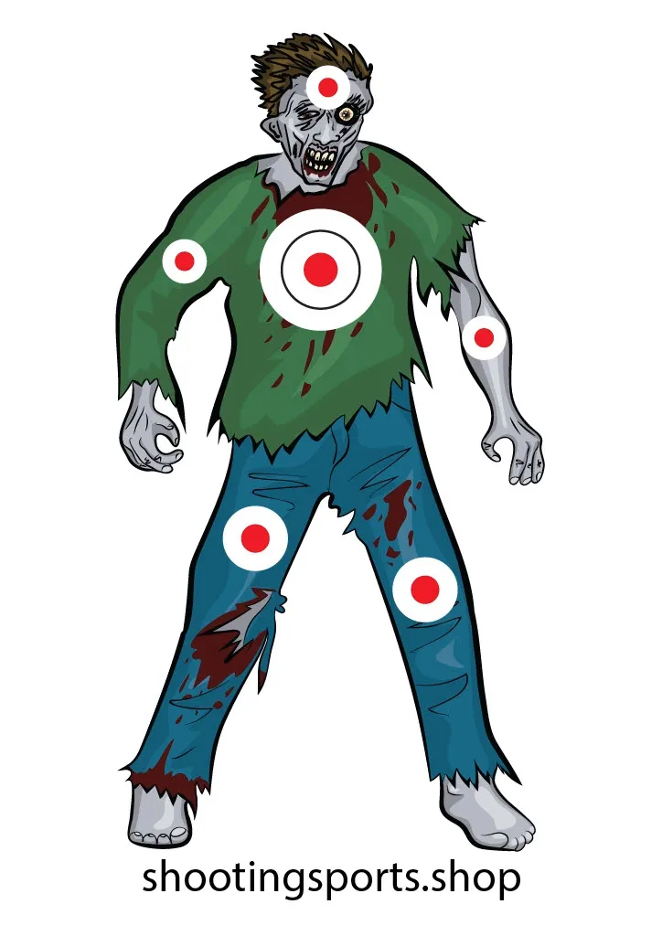 Zombie Monster Targets - Paper A4 Packs