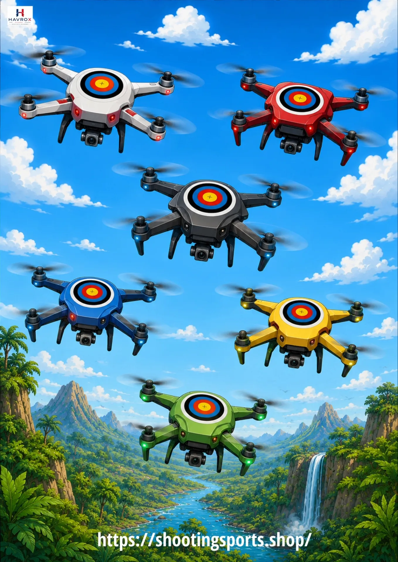 Drone Targets Archery Packs