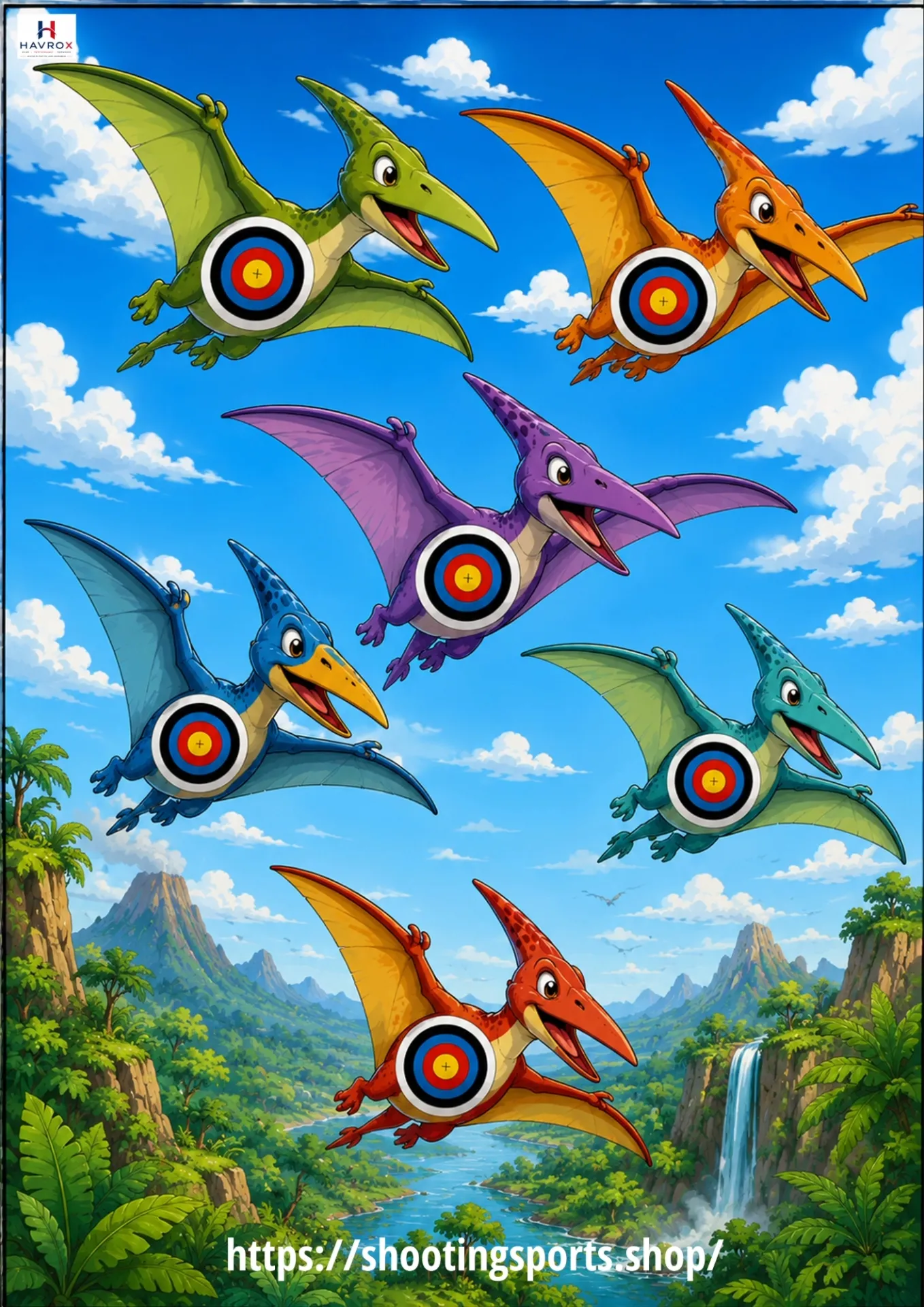 [SSSTGT0029] Flying Dino Targets (1)