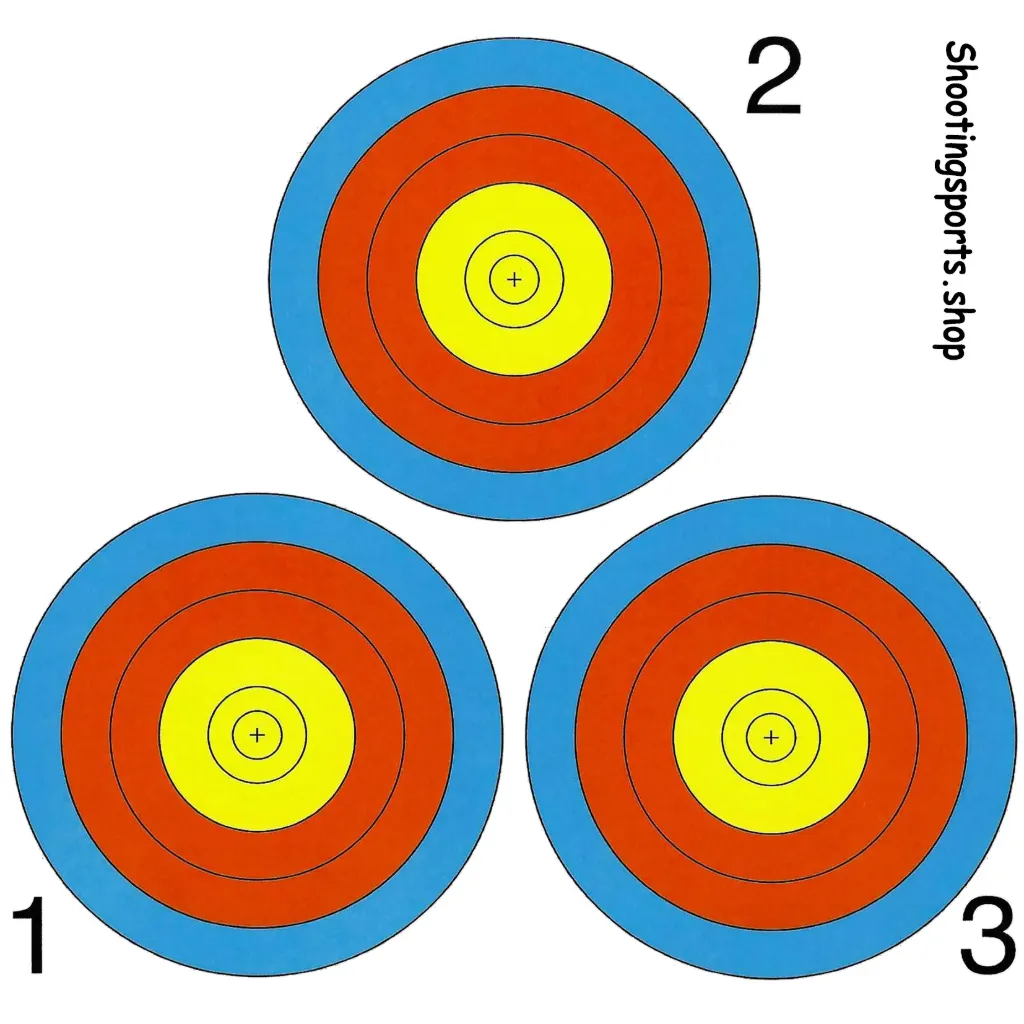 3 Spot Targets - 14cm x 14cm Packs