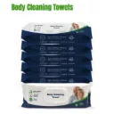 Body cleaning towels, single pack of 50